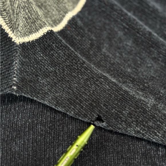 Alexander Lloyd Textured Knit Sweater Pullover Black Gray 3XLT Silk Wool Blend - Picture 9 of 10